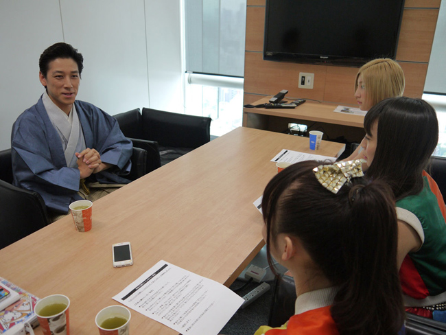 【写真】チキパが和泉元彌にインタビュー＜２＞（2014年10月4日）