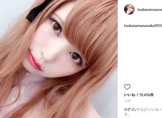 エンタメ 益若つばさ 愛くるしいロングヘア姿にファン称賛 お人形さん