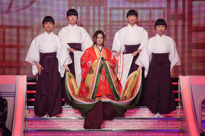 倉木麻衣の「MUSIC STATION 」前回出演時のもの（提供写真）