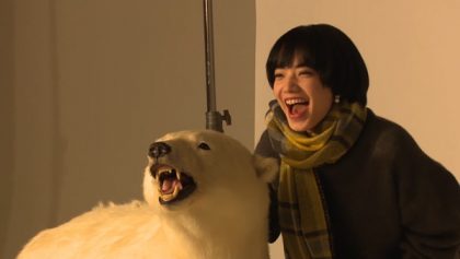 撮影現場のようす