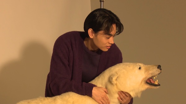 撮影現場のようす