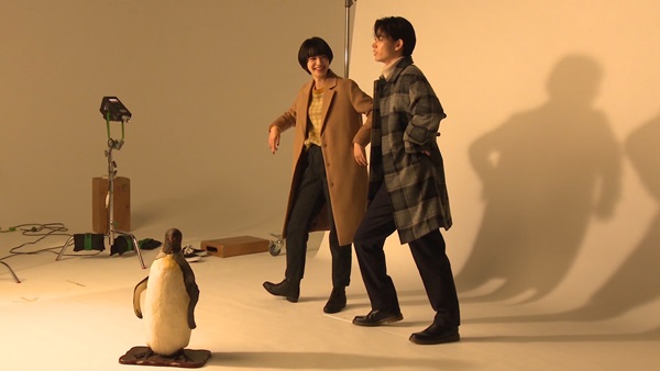 撮影現場のようす