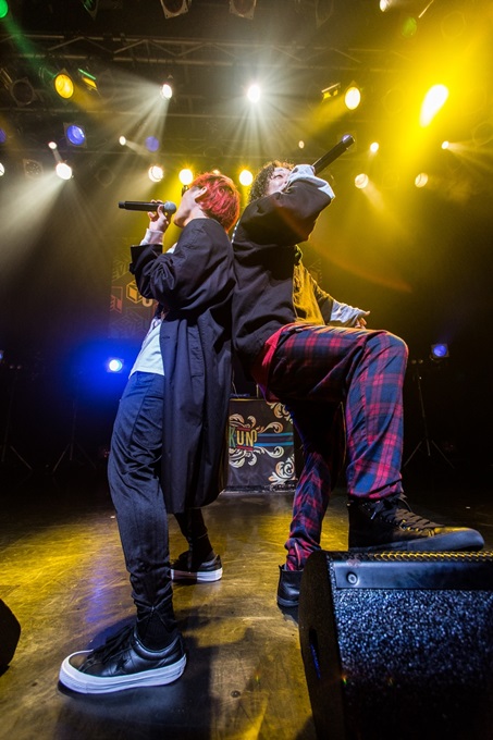 TAK-Zと寿君（撮影＝Real☆Shot MASATO）