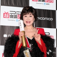 取材に応じた小林幸子（撮影＝木村陽仁）