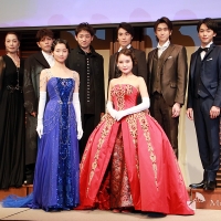 葵わかな、木下晴香らキャスト(撮影=平吉賢治)