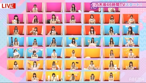 写真 乃木坂46時間tv 開始30分で100万視聴