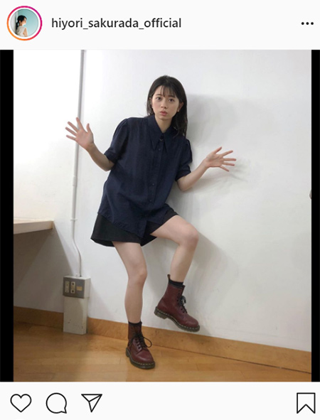 桜田ひより 私服で脚を出すのはレアです ショートパンツで美脚 綺麗 エンタメ