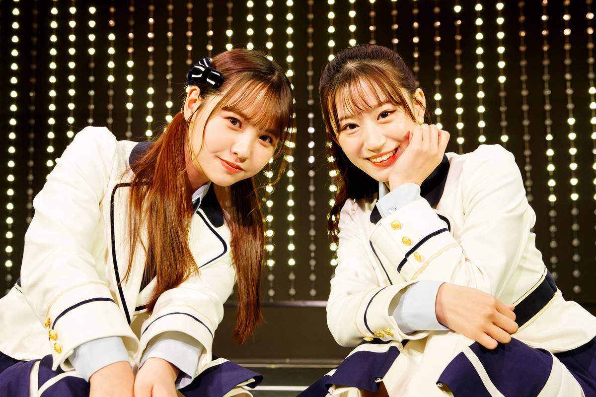 本郷柚巴、上西怜（C）NMB48