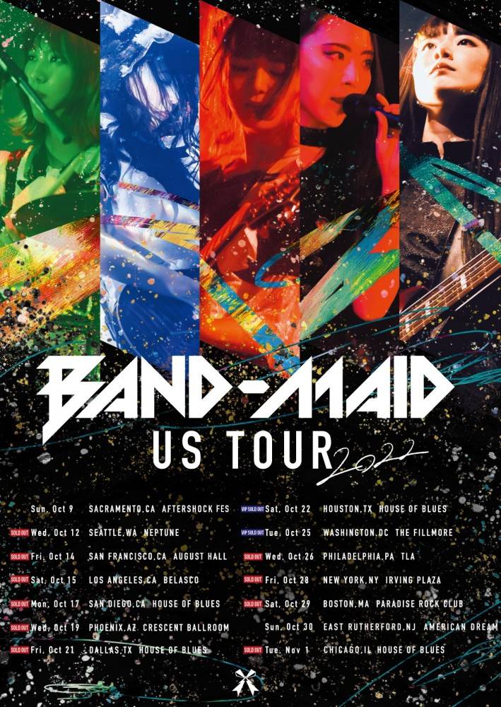 BANDMAID、世界的ロックフェスの日本版「DOWNLOAD JAPAN」オープニングアクトに抜擢：【音楽】